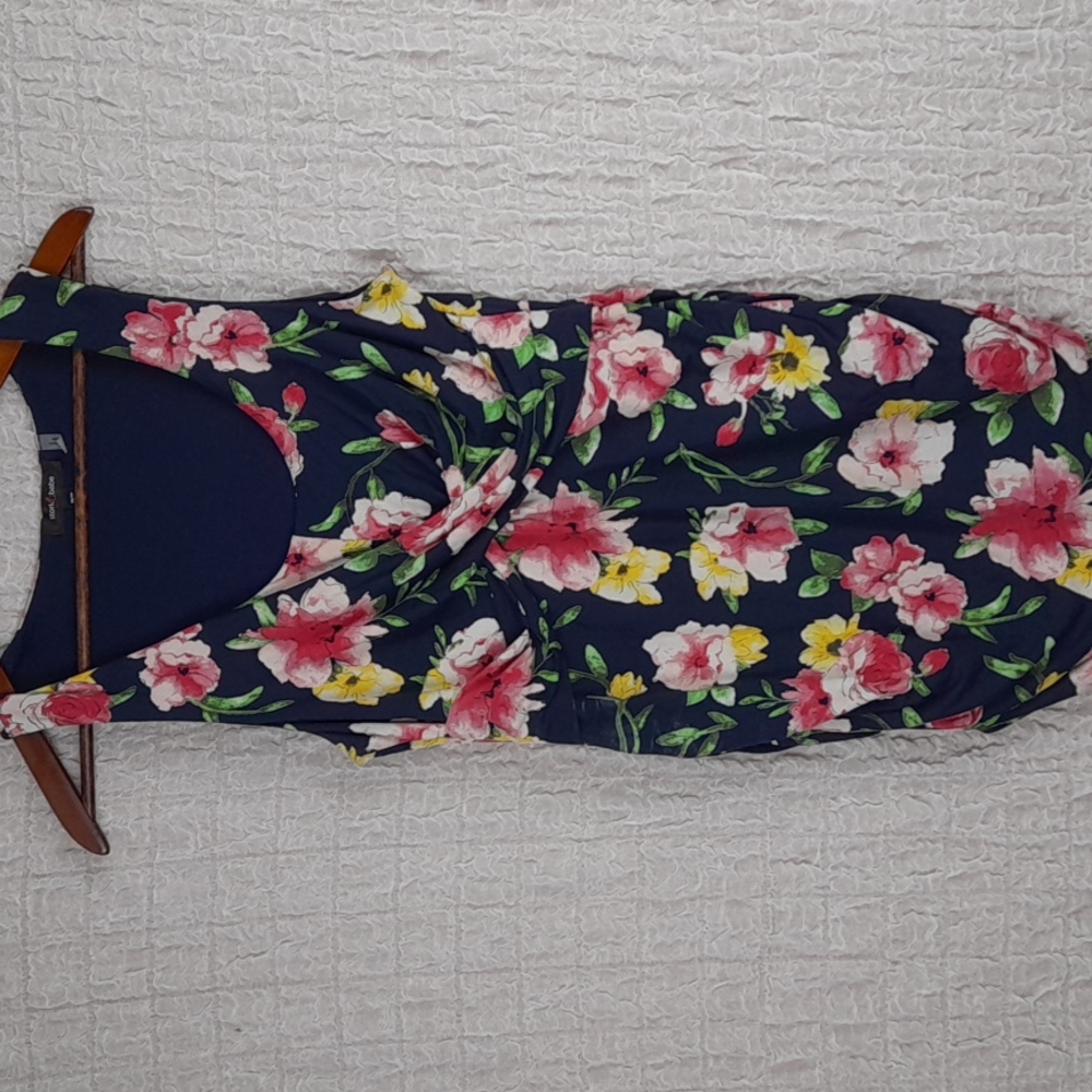 Stork Babe Mini Dress Size XS Blue